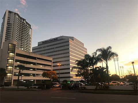 Condominium Towers in downtown St. Petersburg