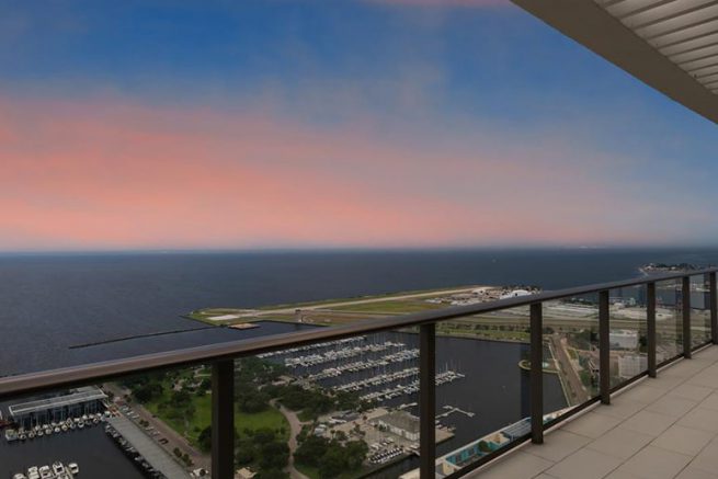 ONE St. Pete penthouse balcony