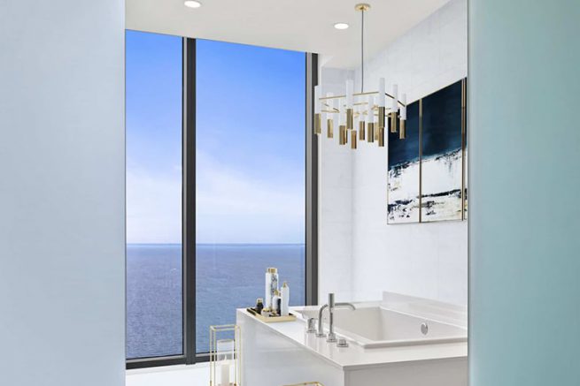 ONE St. Pete penthouse bath