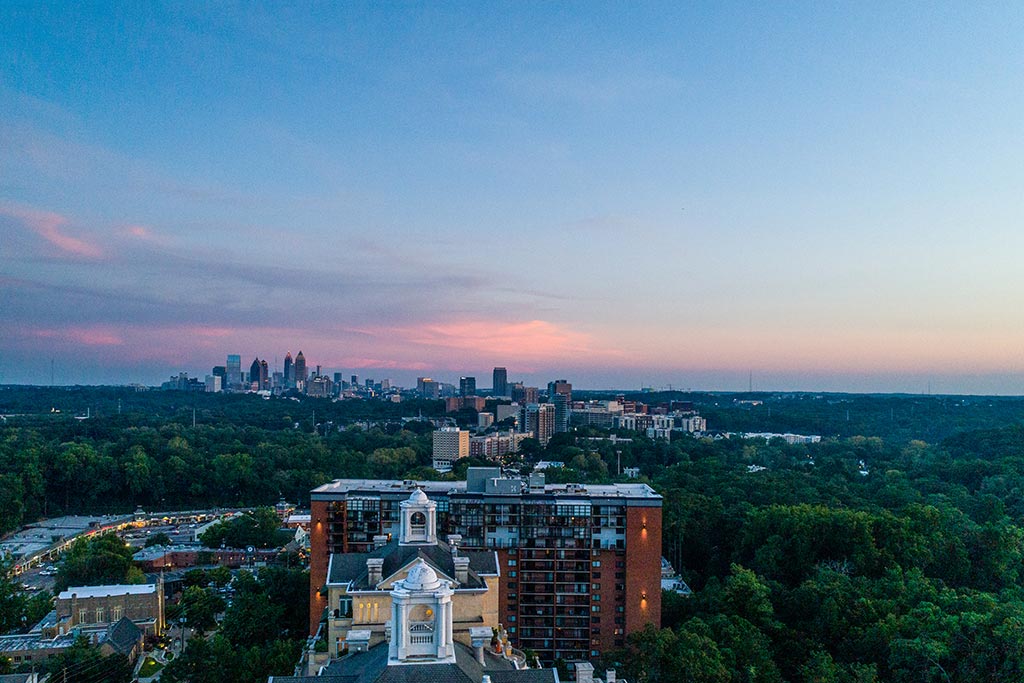 view from graydon buckheads 22nd story