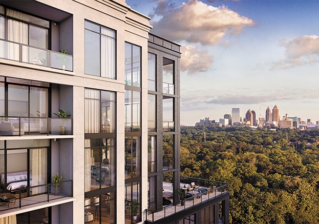 The Dillon Buckhead - exterior rendering