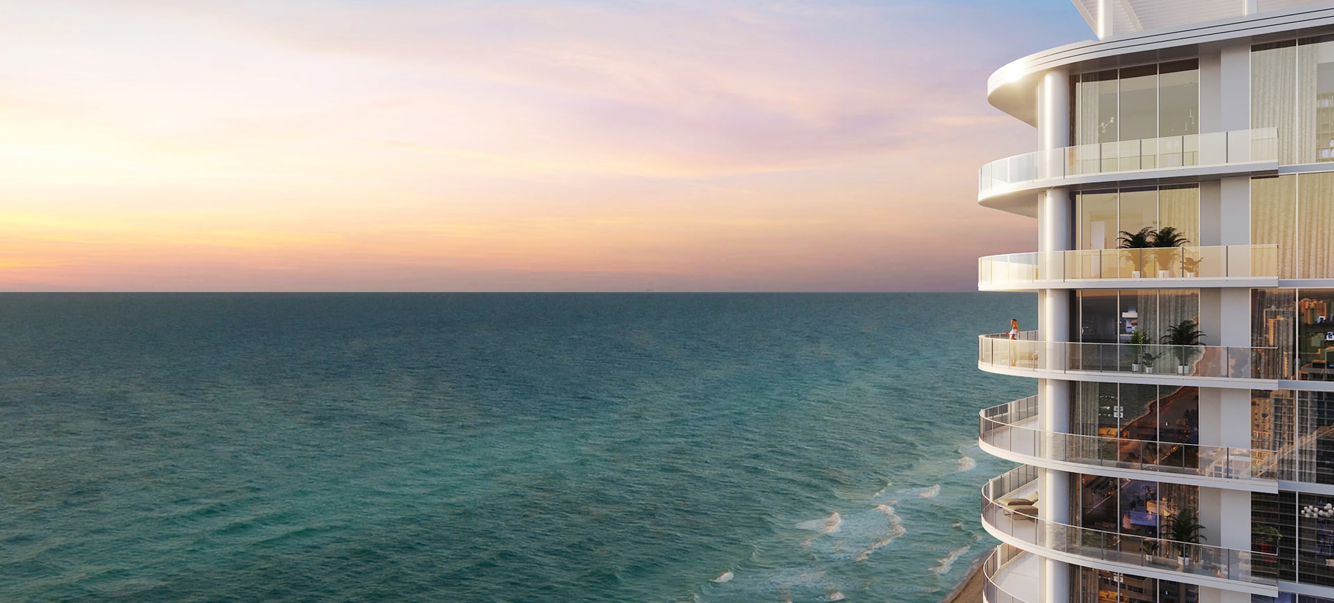 rendering of oceanfront selene in fort lauderdale