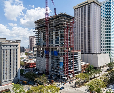 One Tampa Surpasses Midway Mark as Superstructure Continues Ascent in Downtown Tampa Thumbnail