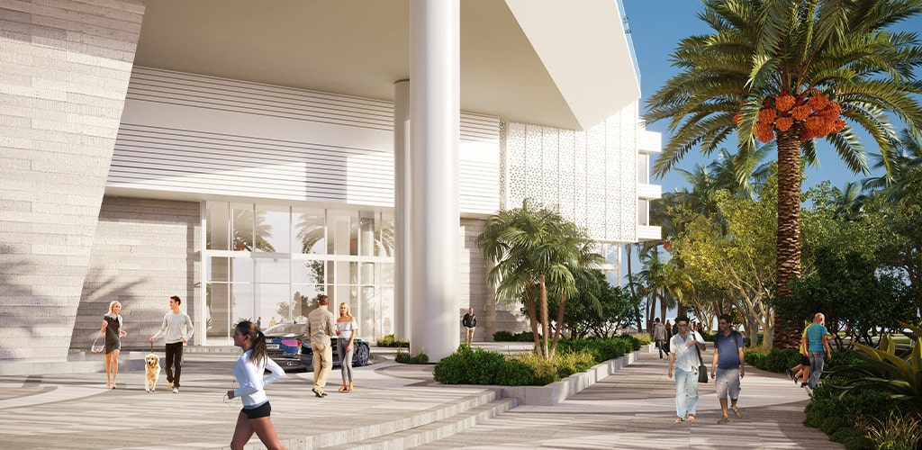 Porte Cochere Selene Oceanfront Residences