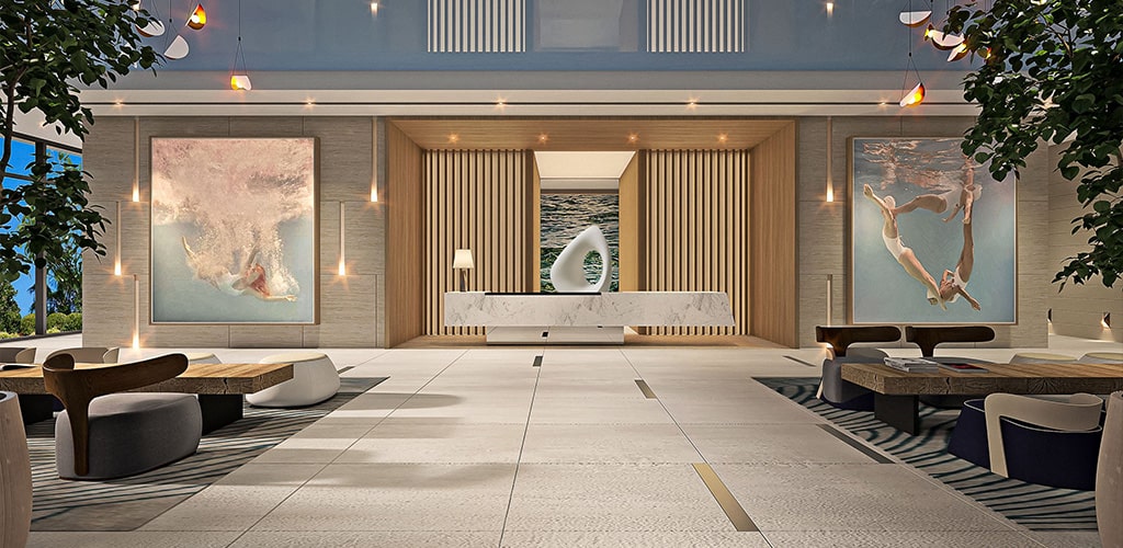 Selene Oceanfront Residences Lobby