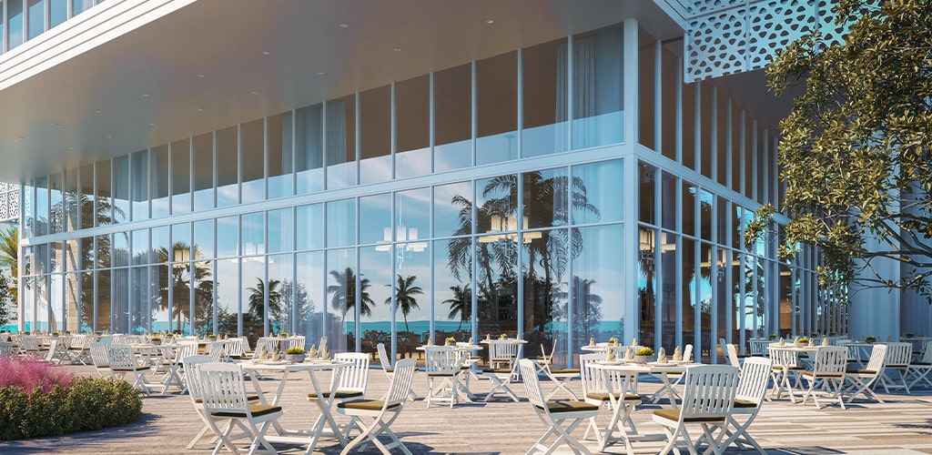 outside Selene Oceanfront Residences